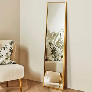 Full Length Leaning/Wall Mirror Gold