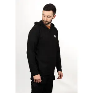 Caterpillar - Coolmax Quarter Zip Hoodie - Black - Small