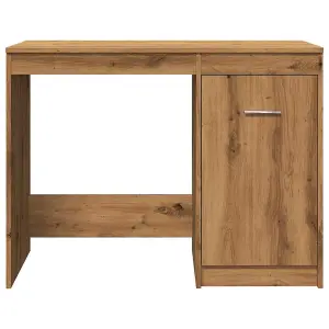 Berkfield Desk Artisan Oak 100x50x76 cm Engineered Wood