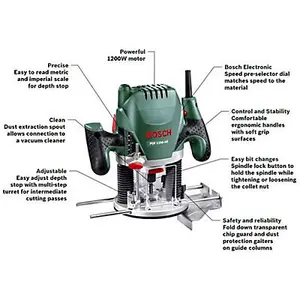 Bosch 1200W Plunge Router POF 1200 AE