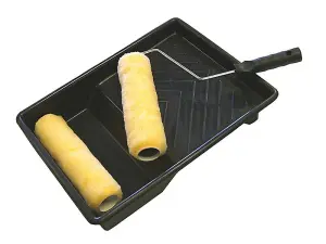 Faithfull FAIRKIT Paint Roller Kit Tray Frame and 2 Refills 230mm 9in