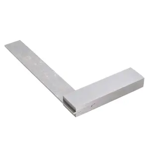 4" 100mm Engineer Tri Set Square Right Angle Straight Edge Stainless Steel