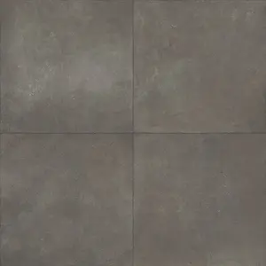 Grey Modern Tile Effect Anti-Slip Vinyl Flooring for Home, Shops, Offices, 2.5mm Thick  Vinyl Sheet-1m(3'3") X 3m(9'9")-3m²