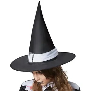 Scary Witch - Halloween fancy dress costume for women - black/white S