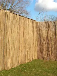 Primrose Bamboo Cane Natural Garden Screening Roll Privacy Fencing Screen W400cm x H100cm