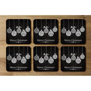 Square 6 Piece Coaster Set (Set of 6)