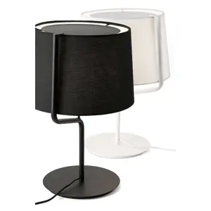 Luminosa Berni 1 Light Table Lamp White, E27