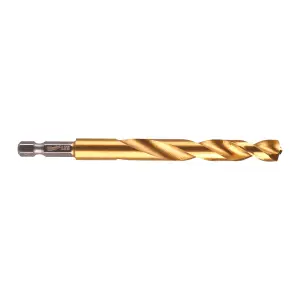 Milwaukee 48894723 10mm RED HEX SHOCKWAVE Impact Rated HSS-TIN Metal Drill Bit