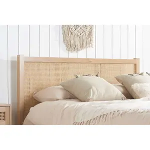 Birlea Croxley King Rattan Bed Oak