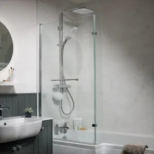 Triton Velino Gloss Chrome effect Thermostatic Mixer Multi head shower