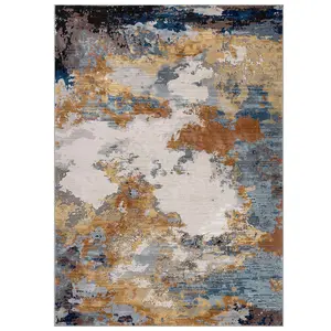 Modern Abstract Easy to Clean Multi Living Room Bedroom Dining Room Rug-160cm X 230cm