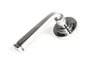 From The Anvil Polished Marine SS (316) Avon Round Lever on Rose Set (Plain) - Unsprung