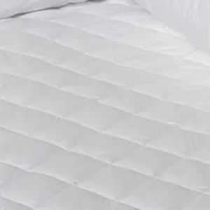 Dreameasy superking quilted 110 gram polycotton filled mattress protector