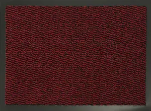 Serdim Rugs Non Slip Dirt Trapper Rubber Edged PVC Barrier Door Entrance Mats Red 60x120 cm