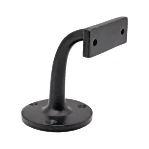 EAI Handrail Bracket Black Pack 5 Banister Brackets Stair Banister Wall Handrail 63mm