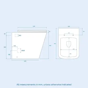 Nes Home 1100mm Left Hand Vanity Basin Unit & Elora Back To Wall Toilet Grey