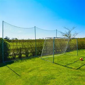 Freestanding STOP THAT BALL™ - Ball Stop Net & Posts [10ft High] | Backstop Net | Ideal For The Garden, School Or Sports Pitches [5 Sizes]