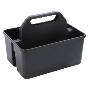 Ezy Storage Bunker tough Grey Insert caddy with 2 compartments