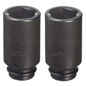 2 x Makita 134849-7 1/2" 32mm Impact Socket 75mm Long 6905B