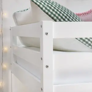 Wooden Bunk Bed Single Splittable Twin Sleeper