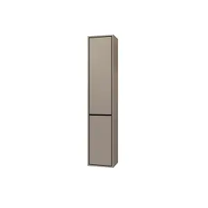 Irvine 07 Tall Bathroom Cabinet W350mm H1720mm D300mm - Congo & Black with Versatile Storage and Universal Door Placement