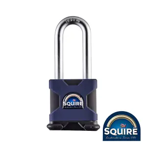 Squire - Stronghold Padlock - 2.5" Long Shackle - SS50S/2.5 (Size 50mm - 1 Each)