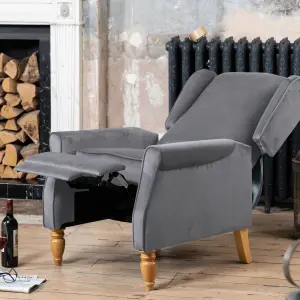 Barksdale Recliner Armchair - Grey