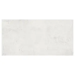 Glen Matt White Concrete Effect Porcelain Outdoor Tile - Pack of 1, 0.72m² - (L)1200x(W)600