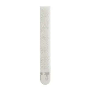 3M Command Narrow White Picture hanging Adhesive strip (Holds)5.4kg, Pack of 4