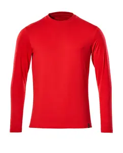 Mascot Crossover ProWash Long-Sleeved T-shirt (Traffic Red)  (Large)