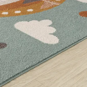 MONTY Kids' Bedroom & Playroom Rug 120 x 170 cm