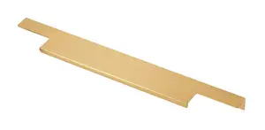 LIND - edge handle - 796mm, brushed gold