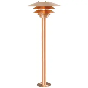 Nordlux Veno Outdoor Patio Terrace Garden Light In Copper (Height) 93cm