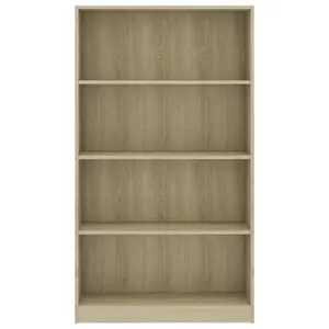 Attwood Bookcase Sonoma Oak / 114cm H x 40cm W x 30cm D