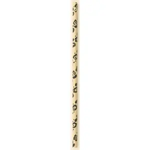 Unique Party Paper Cheetah Disposable Straws (Pack of 10) Cream/Black (One Size)