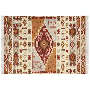 Wool Kilim Area Rug 200 x 300 cm Multicolour PROSHYAN