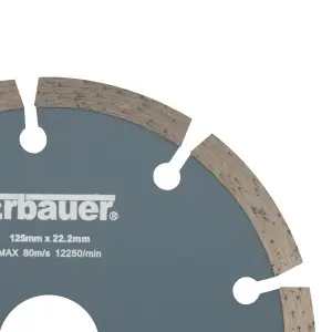 Erbauer 125mm x 22.2mm Segmented diamond blade