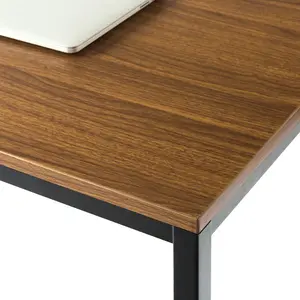 Shawna Computer Desk Brown/Black / 73.7cm H x 119.38cm W x 61cm D