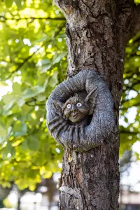 Goblin Head  Tree Peeker Ornament