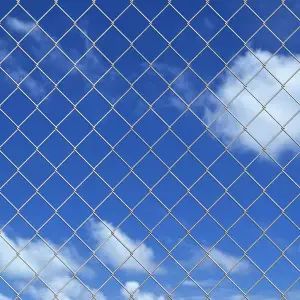 Berkfield Chain Link Fence with Posts Spike Galvanised Steel 15x1.25 m