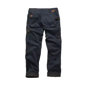 Scruffs Worker Multi Pocket Work Trousers Navy Trade - 32S