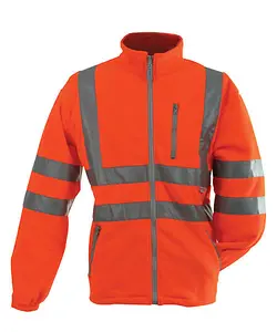 Pulsarail PR508 Classic Hi-Vis Orange Fleece Jacket - Large