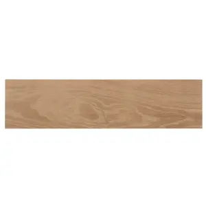 Colours Pine wood Natural Matt Wood effect Porcelain Wall & floor Tile Sample