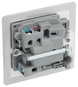 BG 13A 1 gang 2 way Flat profile Switched Neon indicator Fused connection unit