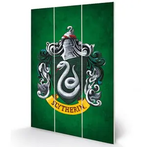 Harry Potter Slytherin Wall Art Green (One Size)