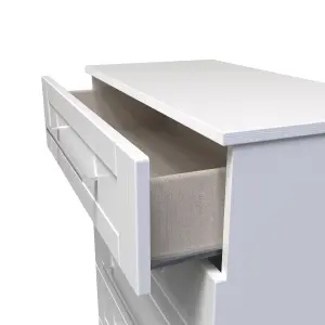 Ripon 5 Drawer Chest in White Ash (Ready Assembled)