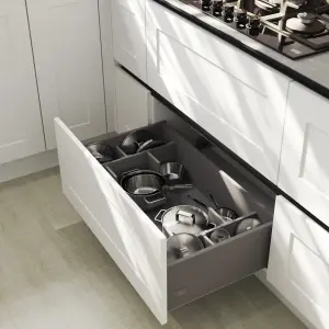 GoodHome Soto Soft-close Deep drawer box (W)800mm