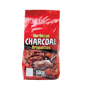 5KG Bag Barbeque Charcoal Briquettes BBQ Fuel Express Coal Long Burning Fuel