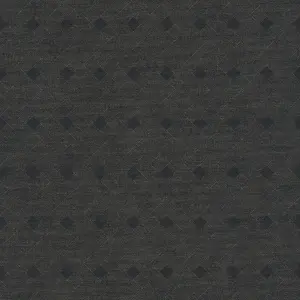 Galerie Havana Black Silver Geometric Weave Textured Wallpaper