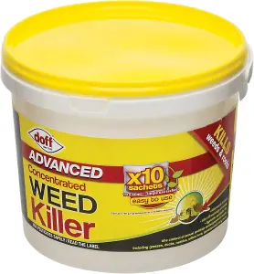 Doff Advanced Concentrated Weedkiller 10 x 80ml sachets x 3